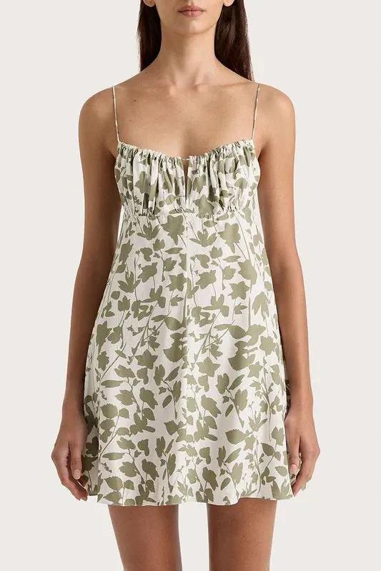 ANA MINI DRESS - POPULAR SAGE