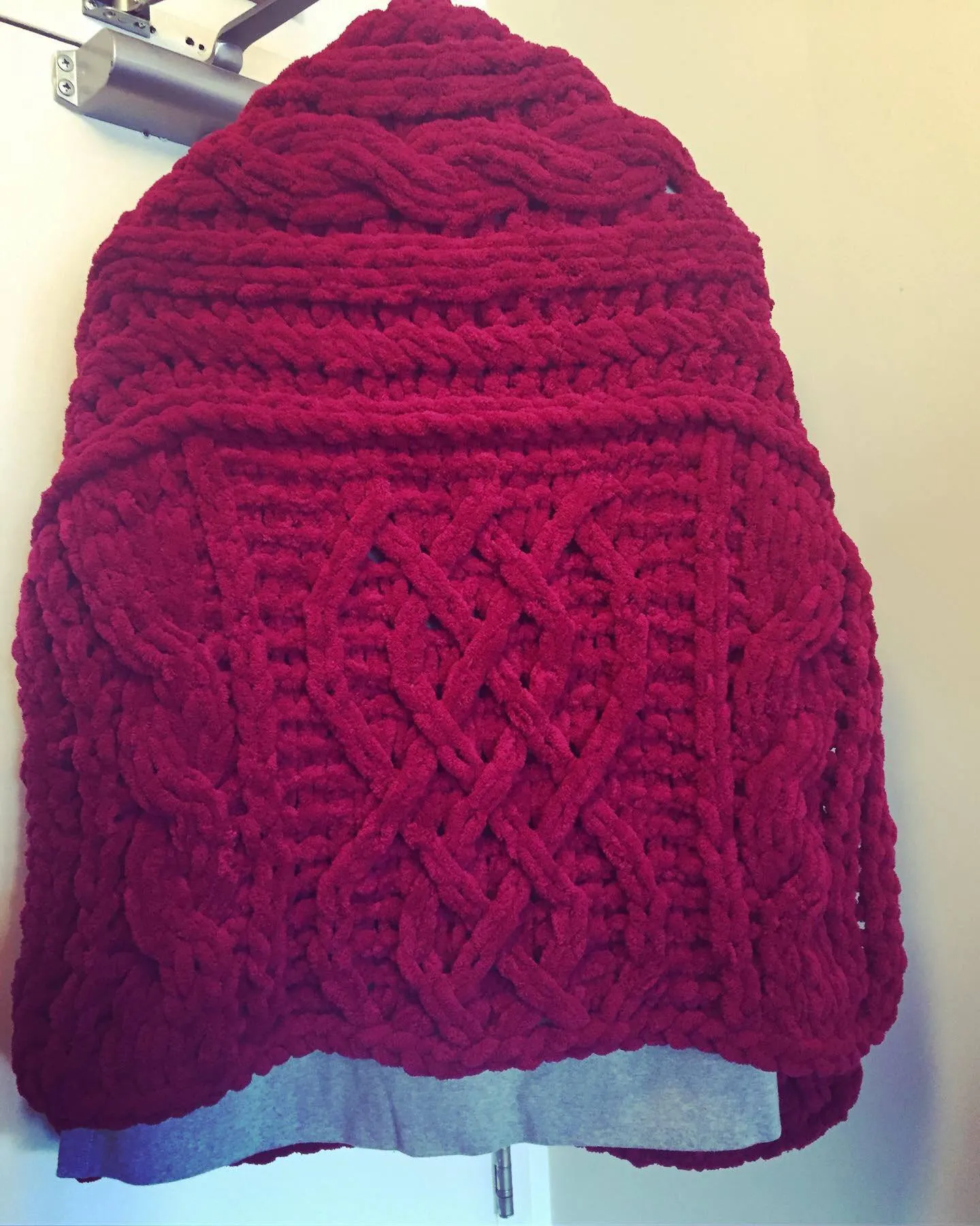 PATTERN: Celtic Cable Saxon Braid Shawl Wrap