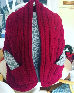 PATTERN: Celtic Cable Saxon Braid Shawl Wrap