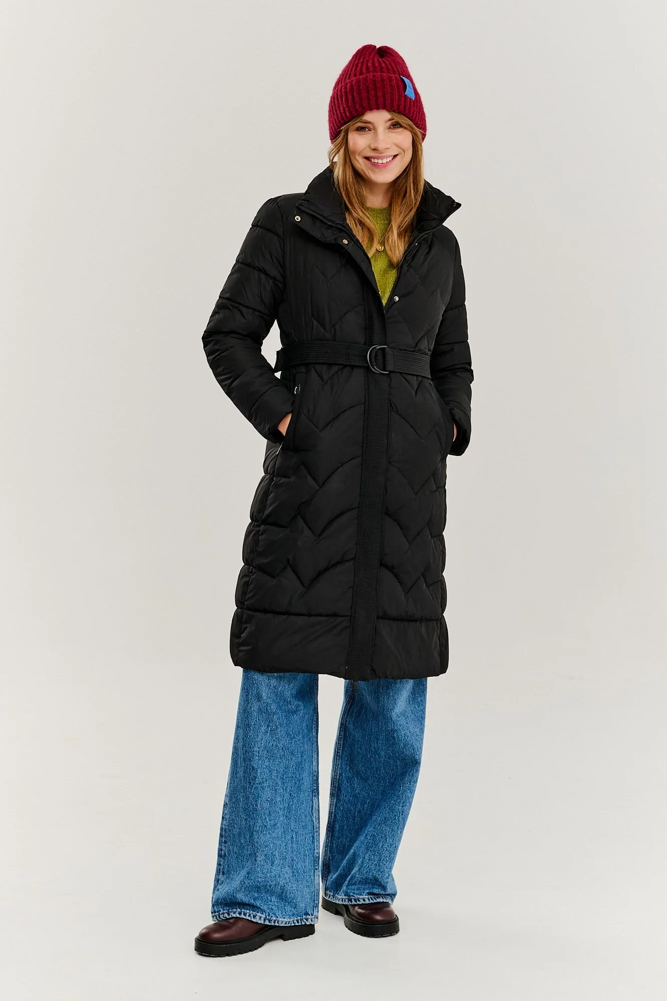 Rocket Black long winter coat