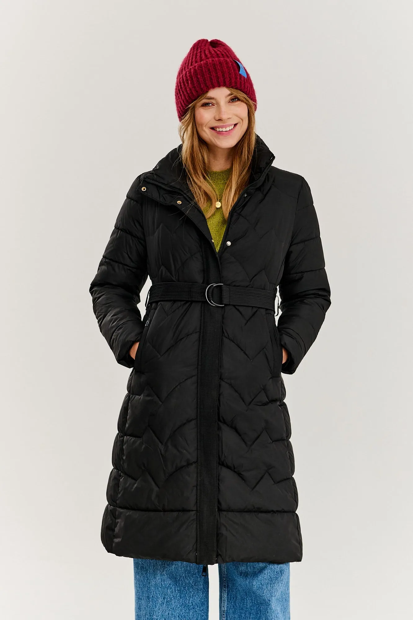 Rocket Black long winter coat