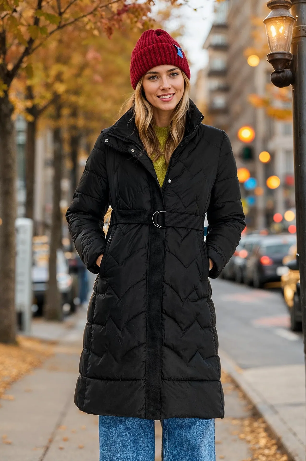 Rocket Black long winter coat