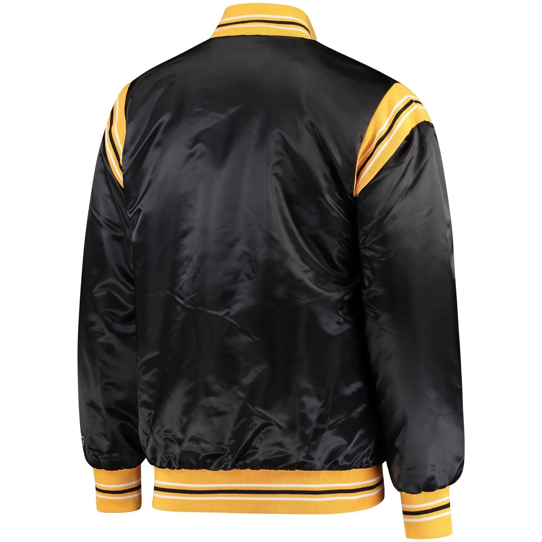 Starter NFL Men's Pittsburg Steelers Enforcer Throwback Satin Jacket