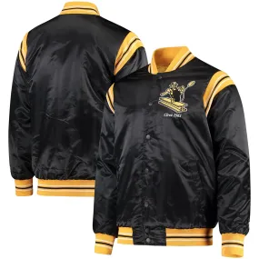 Starter NFL Men's Pittsburg Steelers Enforcer Throwback Satin Jacket